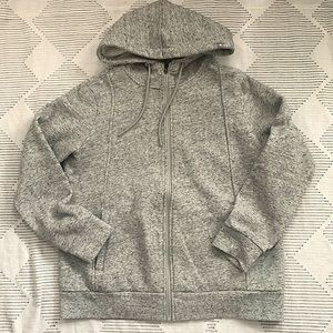 FIGS Essential Hoodie Heather Grey Medium